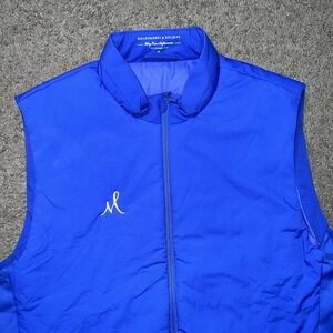 Holderness & Bourne King Vest Mens M Dry Luxe Performance Blue